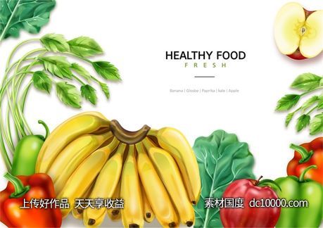 餐饮美食食材厨房外卖炒菜AI矢量素材-源文件-素材国度dc10000.com