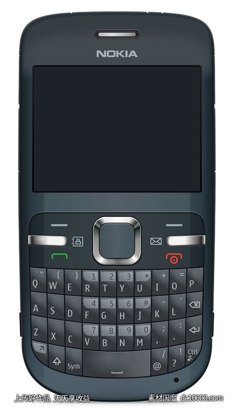 Nokia C3-00 模型-源文件-素材国度dc10000.com