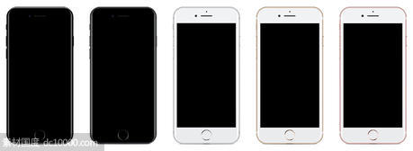 iPhone 7 全色系模型 - 源文件