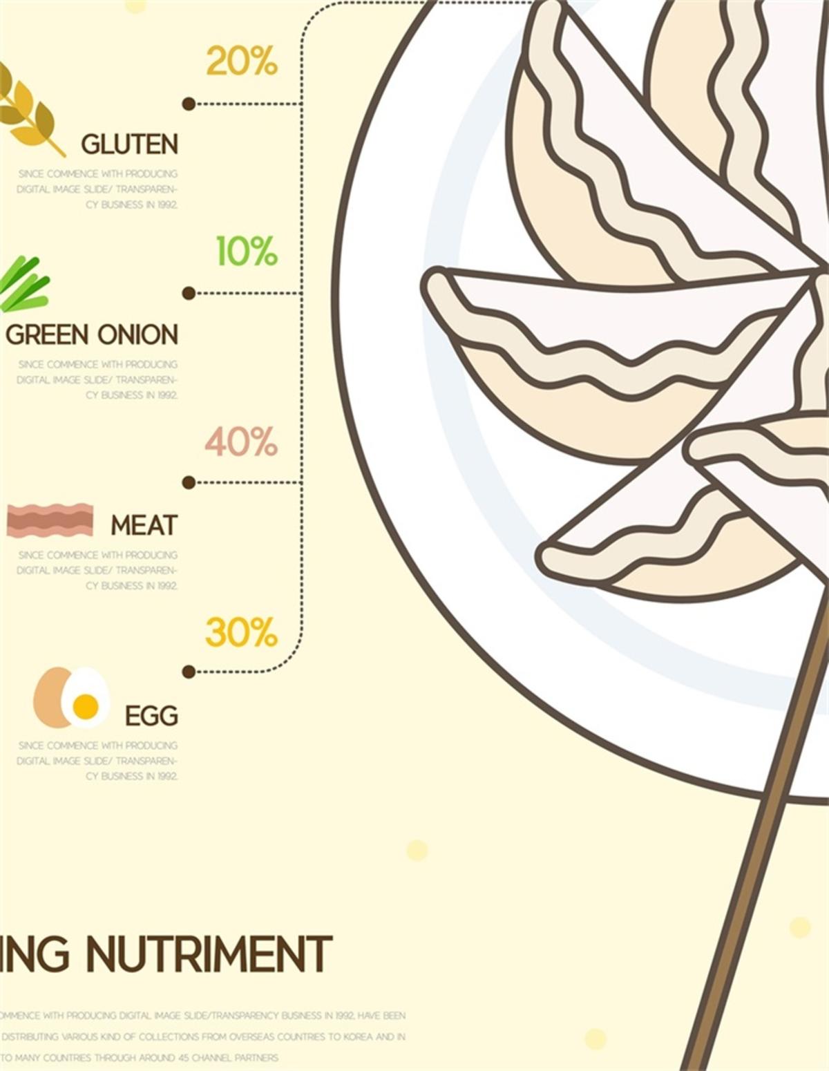 餐饮美食食材厨房外卖炒菜AI矢量素材