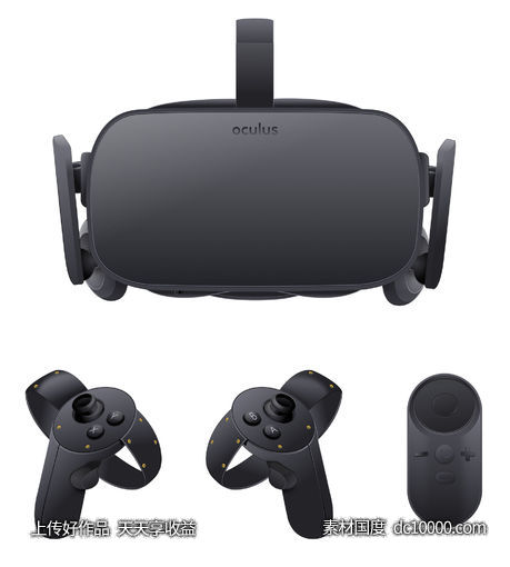 Oculus Rift  和 Touch  模型 - 源文件