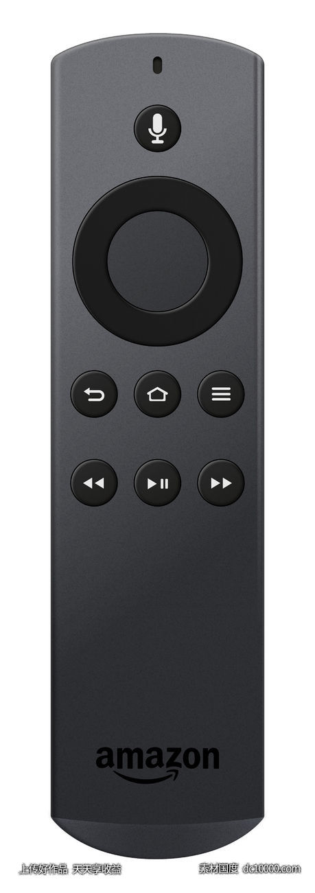 亚马逊 fire TV 遥控器模型-源文件-素材国度dc10000.com