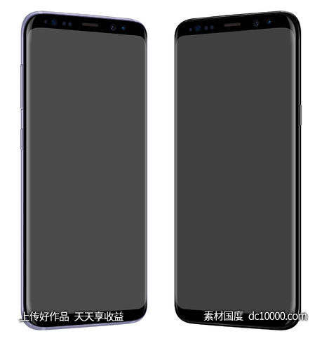 三星Galaxy S8 Edge 模型-源文件-素材国度dc10000.com