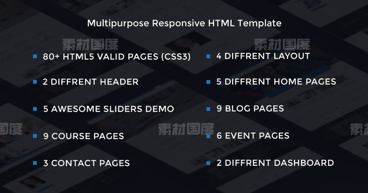 【HTML,CSS,JS】在线学习培训网站设计HTML模板