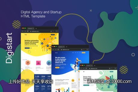 【CSS,HTML】创意数码产品企业官网建设HTML模板 - 源文件