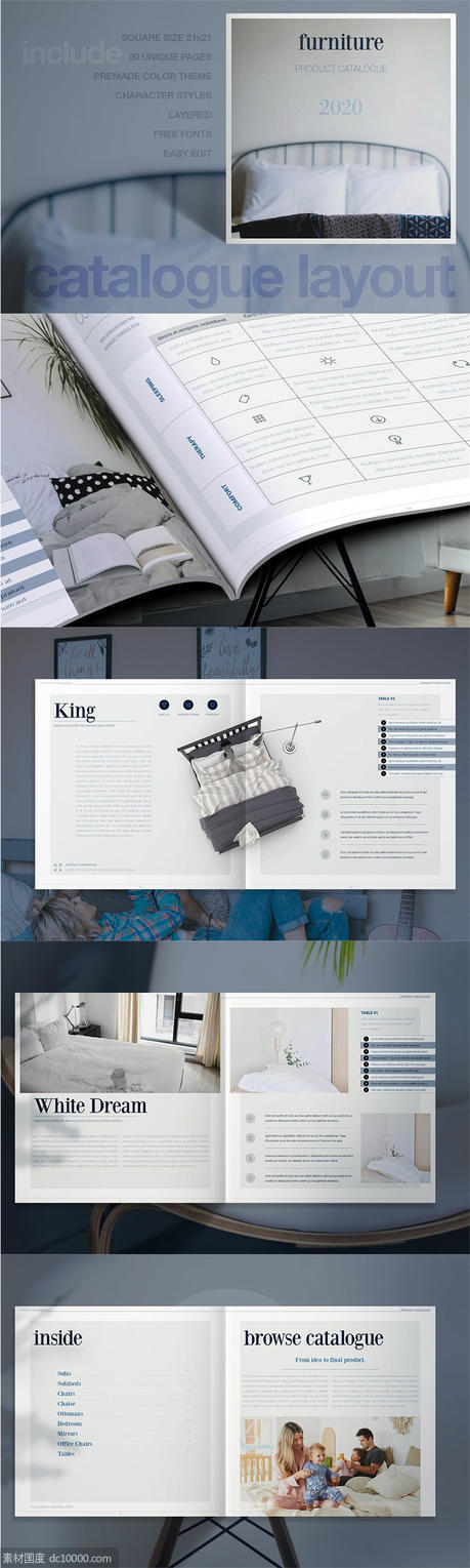 企业宣传手册房地产楼书杂志画册品牌手册设计模板（indd） - 源文件