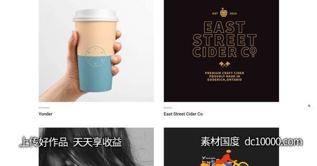 [HTML,PHP]创意设计展示极简主义WordPress主题-源文件-素材国度dc10000.com