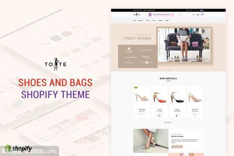 [PNG]服饰鞋包电商网站Shopify主题 Tote  Shoes and Bags Shopify theme - 源文件