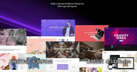 【CSS,JS,PHP,SASS，jpg】多概念多用途现代WordPress主题-源文件-素材国度dc10000.com