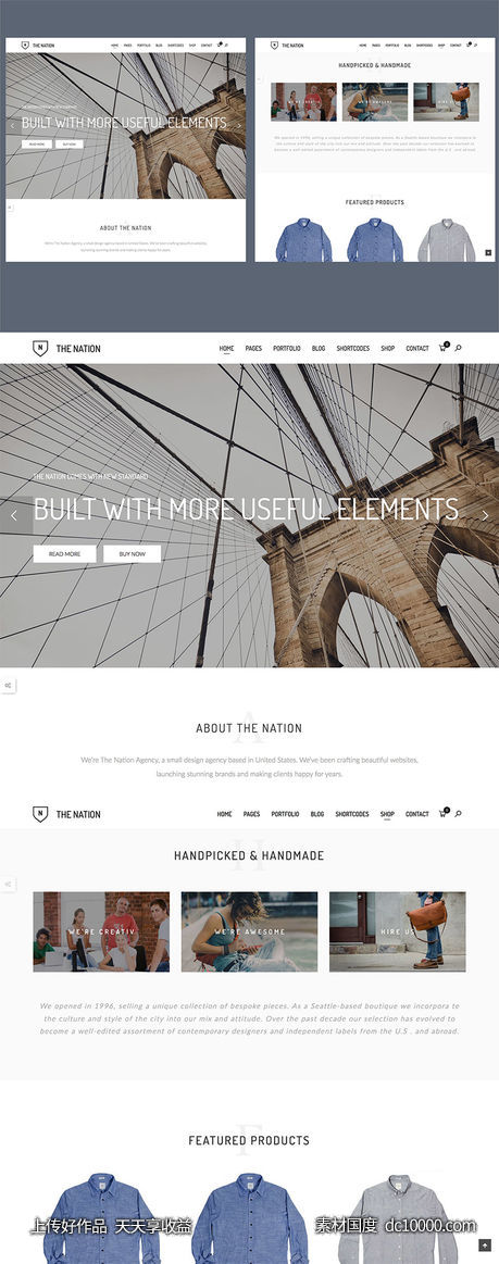 【AI】单页多页品牌网站设计Drupal网站主题模板-源文件-素材国度dc10000.com