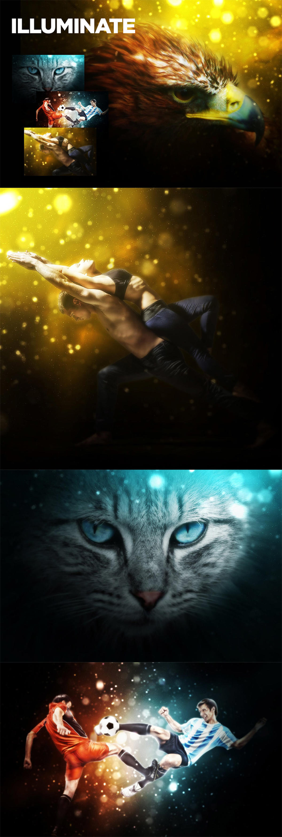 魔幻般的散景效果PS动作【ATN,TXT】