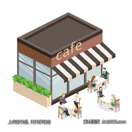 店铺 3d 商业 - 源文件