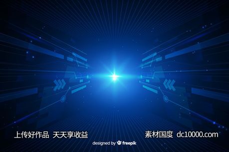 光隧道科技背景图【jpg,eps,ai】-源文件-素材国度dc10000.com