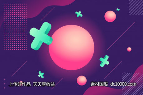 抽象几何科技背景【jpg,eps】-源文件-素材国度dc10000.com
