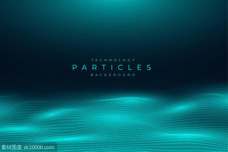 抽象粒子效果科技背景【jpg,eps】 - 源文件