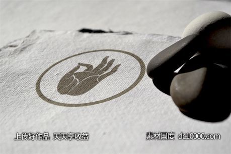 LOGO贴图样机PSD展示效果图-源文件-素材国度dc10000.com