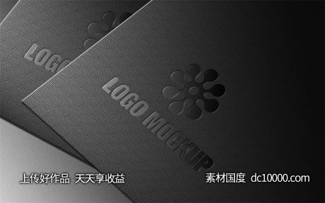 LOGO贴图样机PSD展示效果图-源文件-素材国度dc10000.com