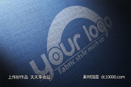 LOGO贴图样机PSD展示效果图-源文件-素材国度dc10000.com