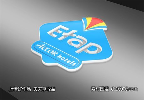 LOGO贴图样机PSD展示效果图-源文件-素材国度dc10000.com