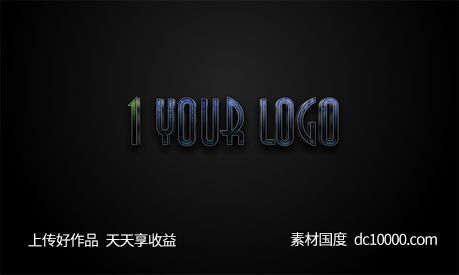 LOGO贴图样机PSD展示效果图-源文件-素材国度dc10000.com