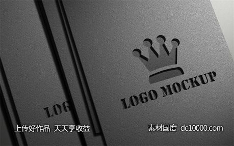 LOGO贴图样机PSD展示效果图-源文件-素材国度dc10000.com