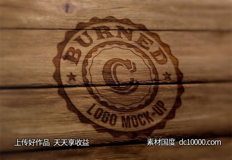 LOGO贴图样机PSD展示效果图-源文件-素材国度dc10000.com