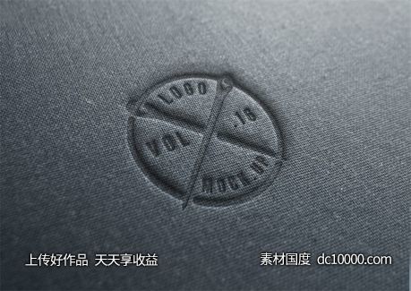 LOGO贴图样机PSD展示效果图-源文件-素材国度dc10000.com