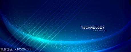 酷炫科技背景图片 Technology banner design with light effects Vector【eps，jpg】 - 源文件