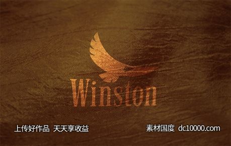 LOGO贴图样机PSD展示效果图-源文件-素材国度dc10000.com