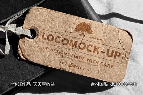 LOGO贴图样机PSD展示效果图-源文件-素材国度dc10000.com