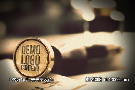 LOGO贴图样机PSD展示效果图-源文件-素材国度dc10000.com