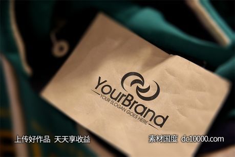 LOGO贴图样机PSD展示效果图 - 源文件