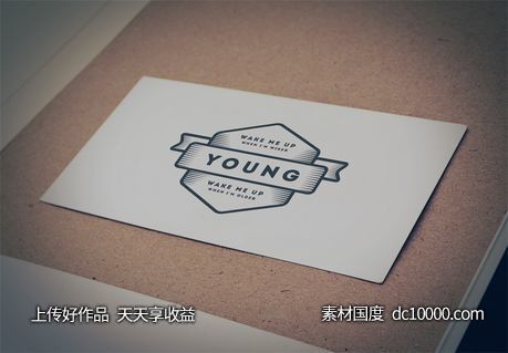LOGO贴图样机PSD展示效果图-源文件-素材国度dc10000.com