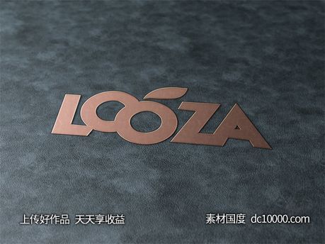 LOGO贴图样机PSD展示效果图-源文件-素材国度dc10000.com
