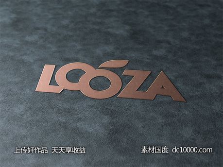 LOGO贴图样机PSD展示效果图 - 源文件