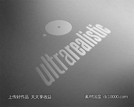 LOGO贴图样机PSD展示效果图-源文件-素材国度dc10000.com