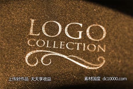 LOGO贴图样机PSD展示效果图-源文件-素材国度dc10000.com