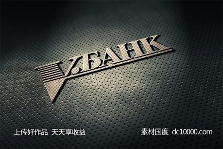 LOGO贴图样机PSD展示效果图-源文件-素材国度dc10000.com