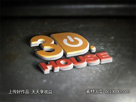 LOGO贴图样机PSD展示效果图-源文件-素材国度dc10000.com