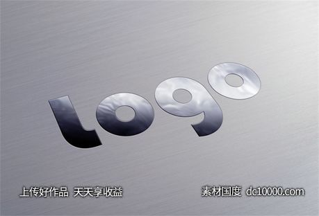 LOGO贴图样机PSD展示效果图-源文件-素材国度dc10000.com