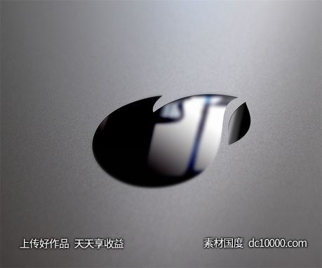 LOGO贴图样机PSD展示效果图-源文件-素材国度dc10000.com