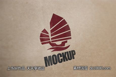 LOGO贴图样机PSD展示效果图-源文件-素材国度dc10000.com