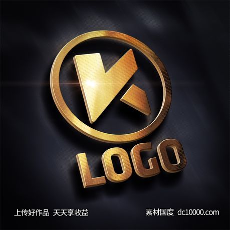 LOGO贴图样机PSD展示效果图-源文件-素材国度dc10000.com