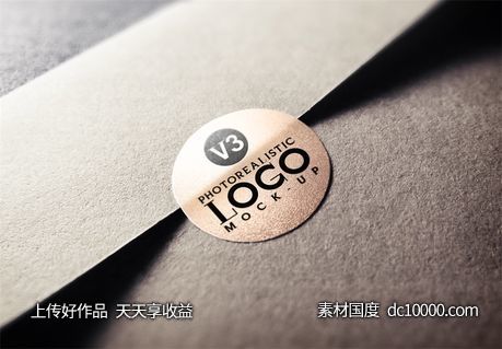 LOGO贴图样机PSD展示效果图-源文件-素材国度dc10000.com