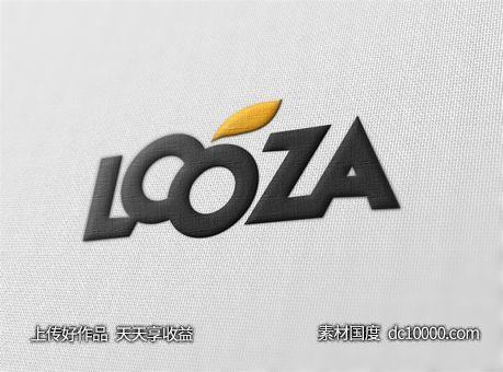 LOGO贴图样机PSD展示效果图-源文件-素材国度dc10000.com