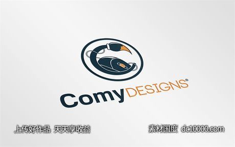 LOGO贴图样机PSD展示效果图-源文件-素材国度dc10000.com