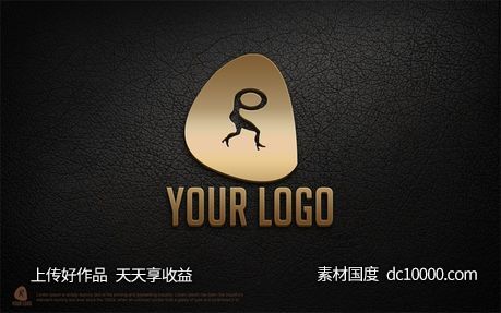 LOGO贴图样机PSD展示效果图-源文件-素材国度dc10000.com