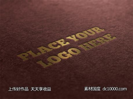 LOGO贴图样机PSD展示效果图-源文件-素材国度dc10000.com