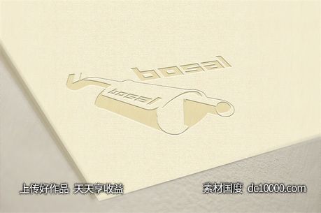 LOGO贴图样机PSD展示效果图-源文件-素材国度dc10000.com