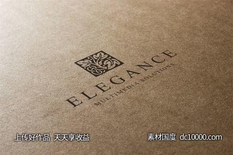 LOGO贴图样机PSD展示效果图-源文件-素材国度dc10000.com